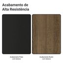 Ver imagem 2 de Estante Armário Multiuso para Escritório 59cm 5 Prateleiras Rustic/Preto Madesa