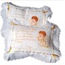 Capa de Almofada Oração Anjo da Guarda branco/bege - 2