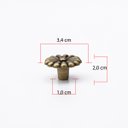 Ver imagem 2 de Kit 12 Puxadores Flor para Gavetas, Móveis
