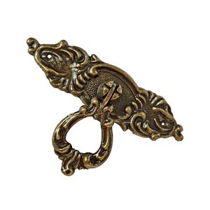 Puxador colonial ouro velho alça para moveis com 10 unidade