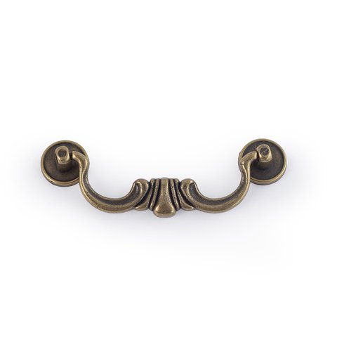 Puxador de Gaveta Colonial Ouro Velho com 12 Unidade