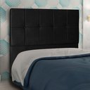 Ver imagem 3 de Cabeceira Queen 1,60m Lisboa Suede Preto