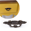 Ver imagem 1 de Puxador Colonial Ouro Velho para Moveis com 10 Unidade