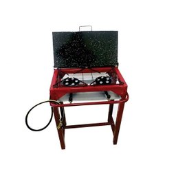 Fogão Industrial 2 Boca com Chapa Alta Pressão Americano - 1