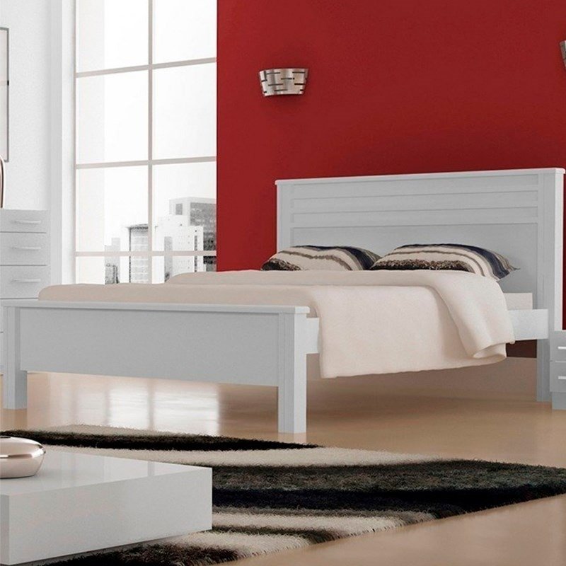 Cama Casal Verona Plus Branco - 2