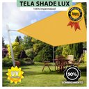 Ver imagem 4 de Tela Lona Amarela 6.5x3.5 Metros Sombreamento Impermeável Shade Lux + Kit