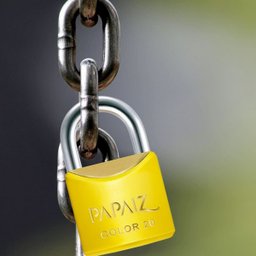 Cadeado Pequeno 20mm Haste Curta Latão Maciço Amarelo com Chave | Papaiz | Kit 10 Un - 9