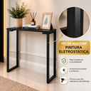Ver imagem 5 de Aparador Estilo Industrial Slim 75x70 Mesa Decorativa Cantinho do Café Preto