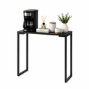 Ver imagem 1 de Aparador Estilo Industrial Slim 75x70 Mesa Decorativa Cantinho do Café Preto