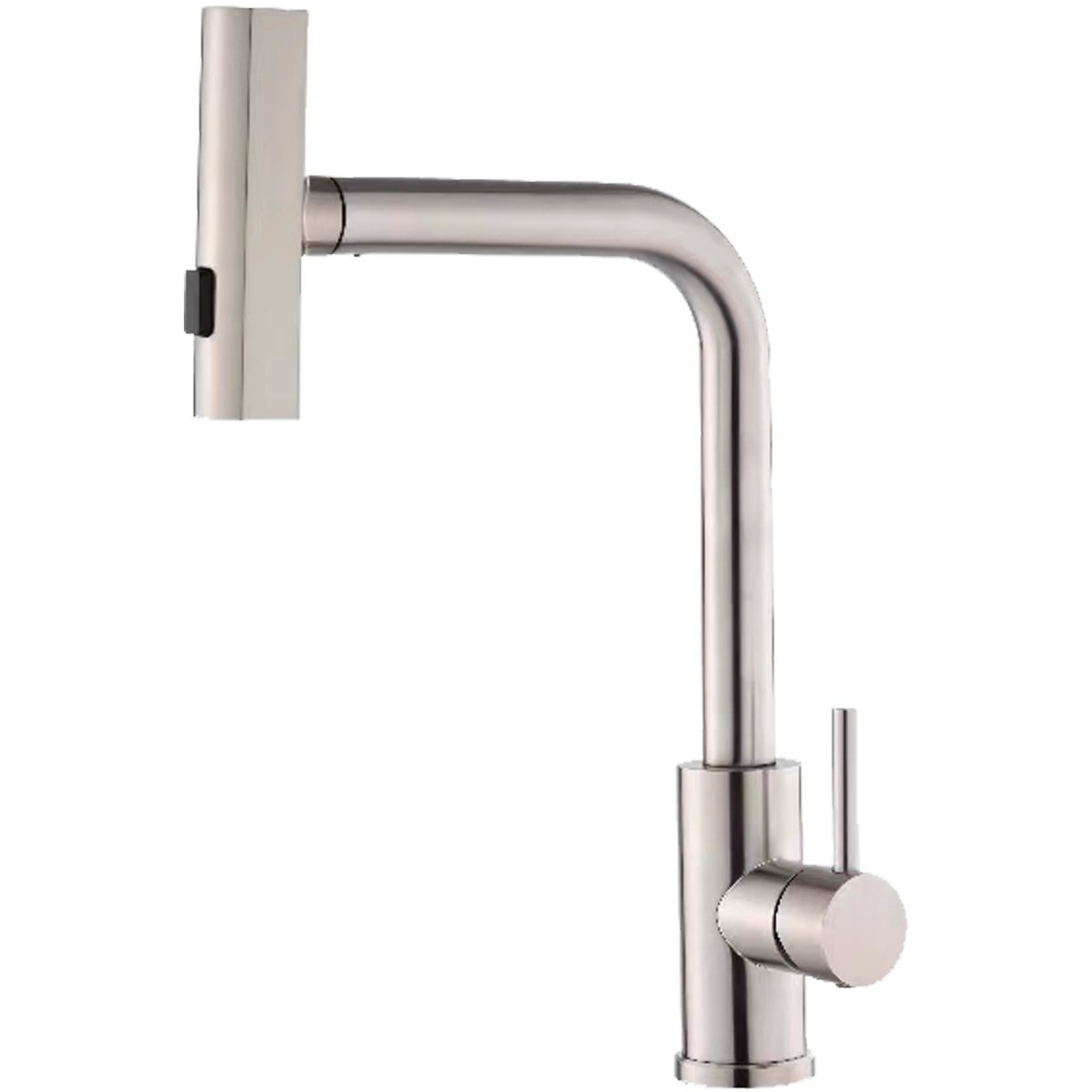 Torneira de Cozinha Ducha Extensível Monocomando Aço Inox Escovado