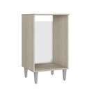 Ver imagem 3 de Balcão Gabinete Tanque com Cuba 0,60x0,60 Vectra Elmo/branco Hr Móveis