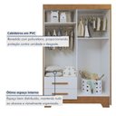 Ver imagem 6 de Quarto de Bebê Gael Completo Gêmeos com Guarda-Roupa, 2 Berços e Cômoda Tigus Baby