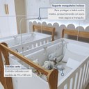 Ver imagem 7 de Quarto de Bebê Gael Completo Gêmeos com Guarda-Roupa, 2 Berços e Cômoda Tigus Baby