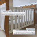 Ver mais imagens de Quarto de Bebê Gael Completo Gêmeos com Guarda-Roupa, 2 Berços e Cômoda Tigus Baby