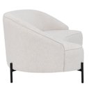 Ver imagem 7 de Sofá Orgânico 03 Lugares 180cm Porto Pés Preto Linho Off White - Nexta Casa