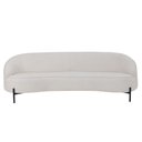 Ver imagem 6 de Sofá Orgânico 03 Lugares 180cm Porto Pés Preto Linho Off White - Nexta Casa