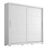 Guarda Roupa Casal Premier 2 Portas Deslizantes Branco Absoluto - Zanzini Móveis - 1