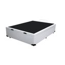 Ver imagem 3 de Base Box Baú Viúva Blindado AColchoes Sintético Branco 41x128x188