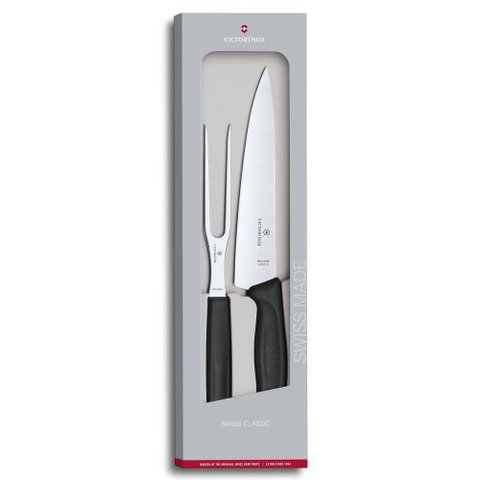 Conjunto De Faca E Garfo Para Trinchar Victorinox 6.7133.2g