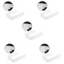 Ver imagem 1 de Kit 5 Portas Papel Higiênico Parede Acrílico Banheiro
