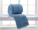 Ver imagem 1 de Manta Solteiro Microfibra Home Design Indigo - Corttex