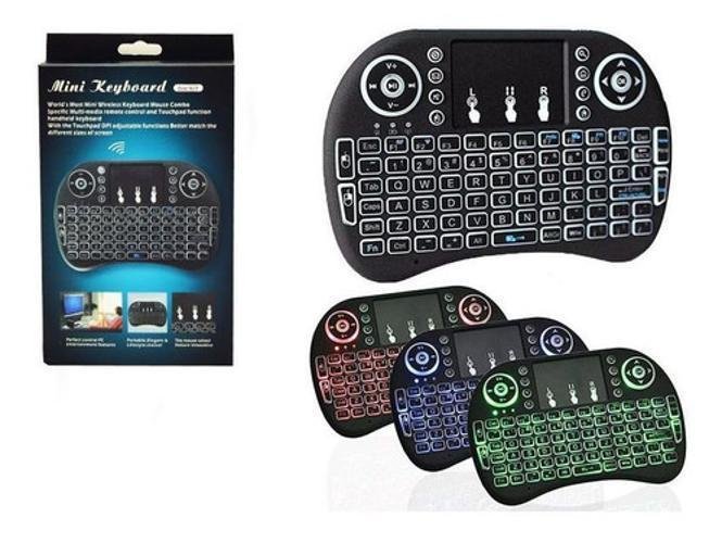 Mini Teclado Touchpad Wireless Usb Smart Tv Netflix - 5