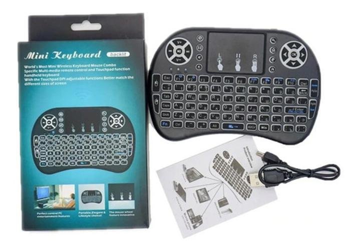 Mini Teclado Touchpad Wireless Usb Smart Tv Netflix - 4