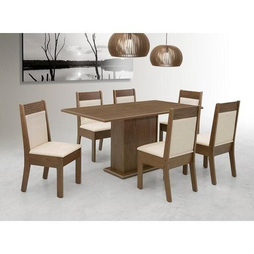 Conjunto Jantar / conjunto mesa cadeira cozinha / Conjunto de Mesa Granada  e Cadeira Granada