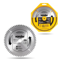 Lamina para Serra Circular Vídea Disco de Corte 185mm Vonder Serra Bancada para Corte Alumínio Ferro - 6