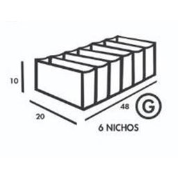 Colmeia Organizadora De Gavetas 4 Unidade (G) - 3
