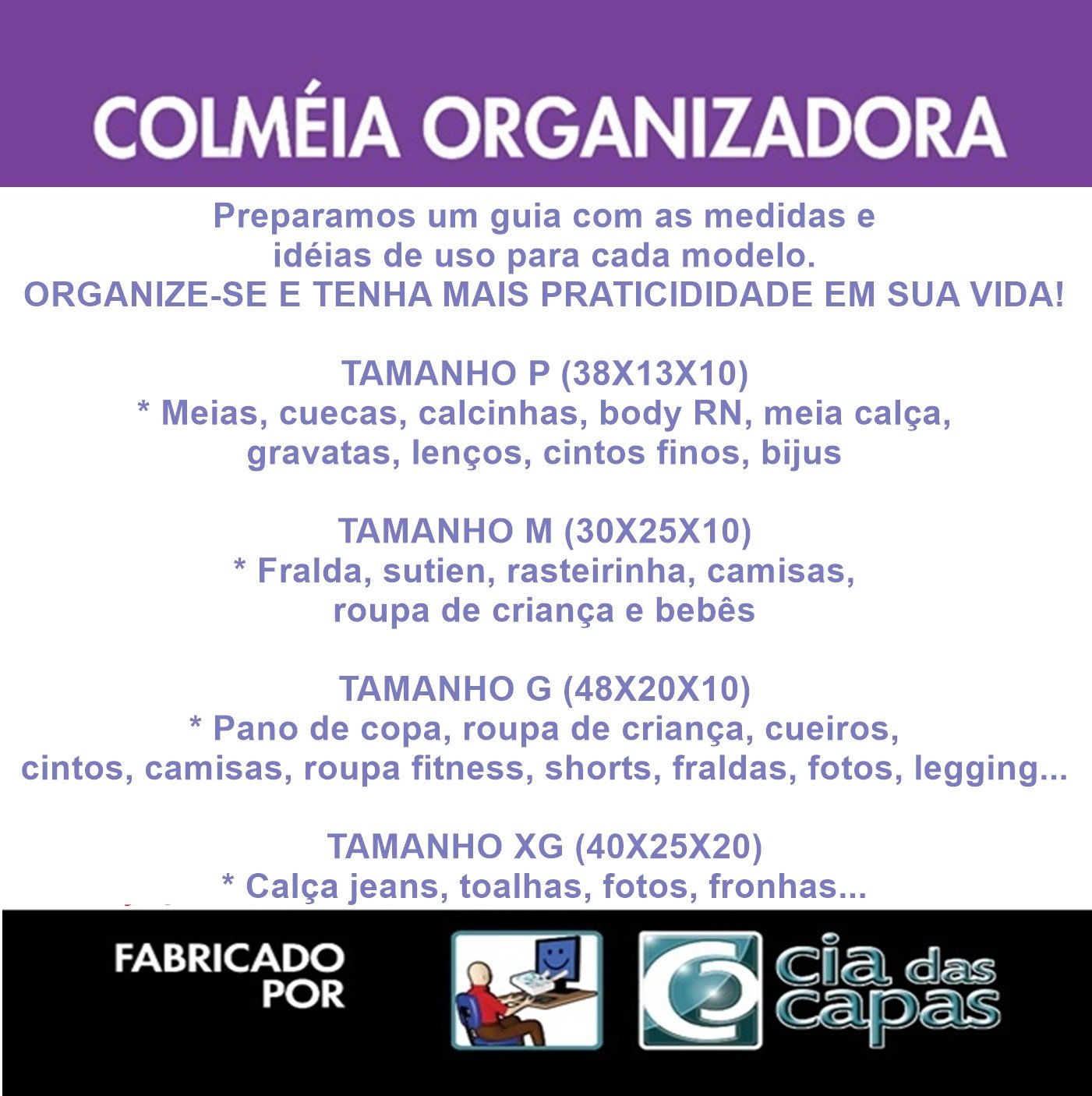 Colmeia Organizadora De Gavetas 4 Unidade (G) - 4