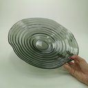 Ver imagem 3 de Centro de Mesa Decorativo de Vidro Fumê 8x34x34cm Sala Jantar Decoração Aparador