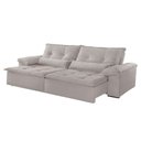 Ver imagem 3 de Sofá Parma Veludo 02 Módulos de 100m B25cm Meu Sofá Online B026 Veludo Prata