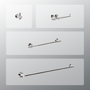 Ver imagem 1 de Kit Acessórios Para Banheiros 4 Peças Inox - Kromus Kitrd4
