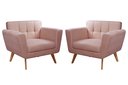 Ver imagem 1 de Conjunto 2 Poltronas Bruna Estilo Living Moderna Decoração Sala Recepção