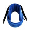 Faixa de Cabeça Protetora Ajustavel Almofada Pescoco Assento Carro Viagem Suporte Infatil Bebe:azul/ - 1