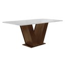 Ver imagem 5 de Conjunto Sala de Jantar Mesa Tampo MDF 4 Cadeiras Espanha Yescasa