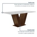 Ver imagem 7 de Conjunto Sala de Jantar Mesa Tampo MDF 4 Cadeiras Espanha Yescasa