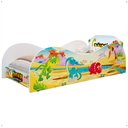 Ver imagem 1 de Cama Solteiro Infantil Dinossauro World Montessoriana Segura Decoração Quarto Menino Criança - Rpm