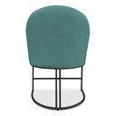 Ver imagem 6 de Kit 02 Cadeiras Poltrona de Jantar Bela Suede Base Metálica Industrial Preto - Pallazio
