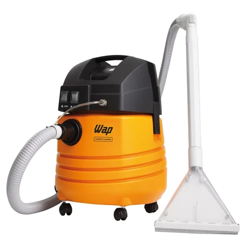 Extratora de Limpeza Wap Carpet Cleaner 1600W Uso Profissional Bocal de Sopro, Borrifa e Aspira 127V Amarelo/Preto