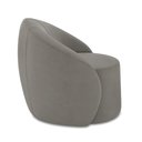 Ver imagem 6 de Poltrona Decorativa Orgânica Giratória Lua Suede D03 - D’Rossi
