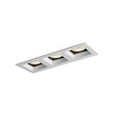 Ver imagem 1 de Spot de Embutir Newline Flat para 3 Lâmpadas Mr16 Gu10 Bivolt Branco Preto