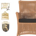 Ver imagem 4 de 4 Poltronas Igapó Alumínio Micro Pintura Fendi Corda Náutica Estofado 9