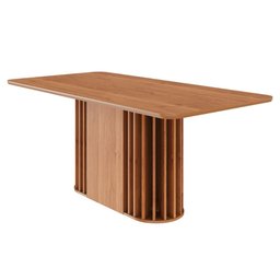 Mesa de Jantar Retangular Tampo Mdf 180cm Mesa para 6 Pessoas Julieta Cimol Cinamomo - 1