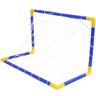 2 Golzinho de Futebol Mini Trave Gol Infantil com Rede Plástico Desmontável 76x48 Importway BW144 - 5