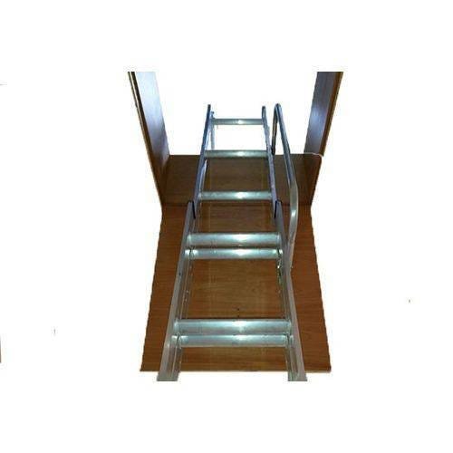 Escada Comercial de alumínio 2 lances 13 degraus Alulev