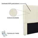 Ver imagem 4 de Cabeceira Cama Box Solteiro 90 Cm Arizona Linho Natural S04 - D'Rossi