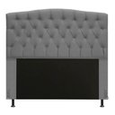 Ver imagem 3 de Cabeceira Greta Para Cama Box Queen 160 cm Linho - D’Rossi - Cinza