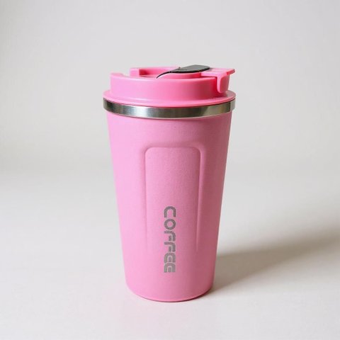Copo Térmico Ms-925 510ml para Café de Infusão a Vácuo de Aço Inoxidável com Tampa Quente e Frio:Ros